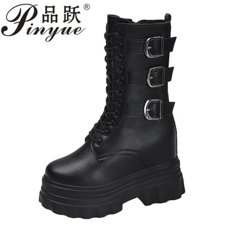 

11CM Ankle Boots For Woman Winter 2023 Plus Size Women's Borcegos High Heels Riding Boot Womens Trend Booties for Women