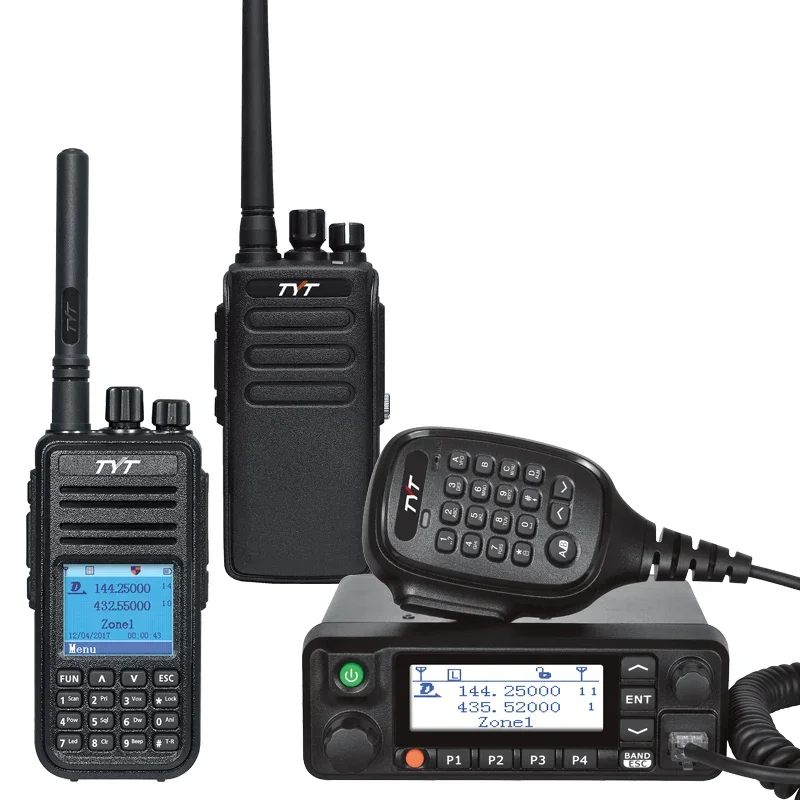 Лидер продаж DMR цифровое автомобильное радио TYT MD-9600 50 Вт VHF UHF высокая мощность