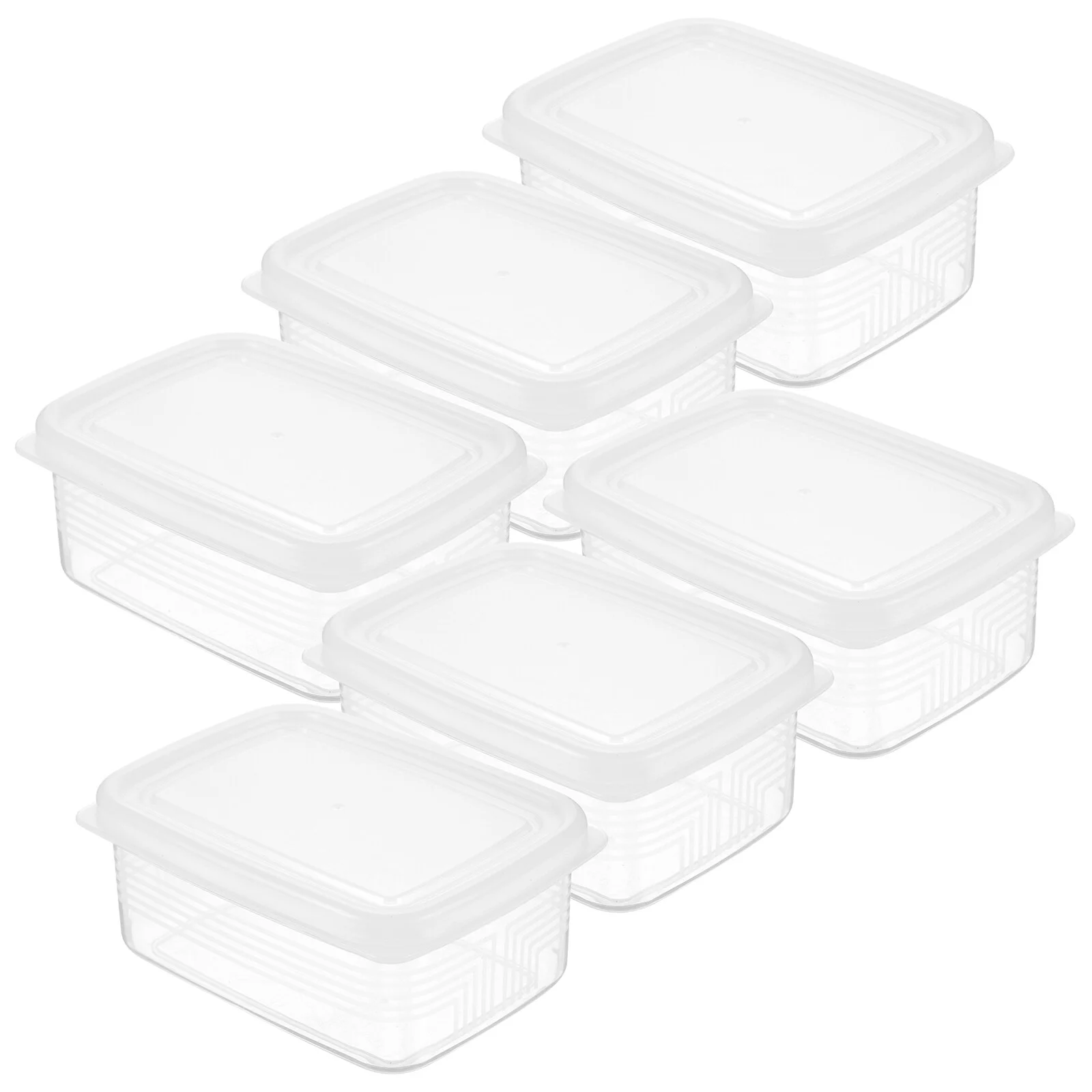 

6 Pcs Strawberry Containers Storage Box Dough Proofing Refrigerator Rice Fridge Pp Kitchen Supplies Produce Saver