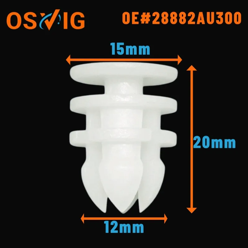 

10 шт. OE # 103822200A 109269600B Tesla модели модели модели 3, передняя направляющая стеклоочистителя, крышка для сбора воды, фиксированный зажим