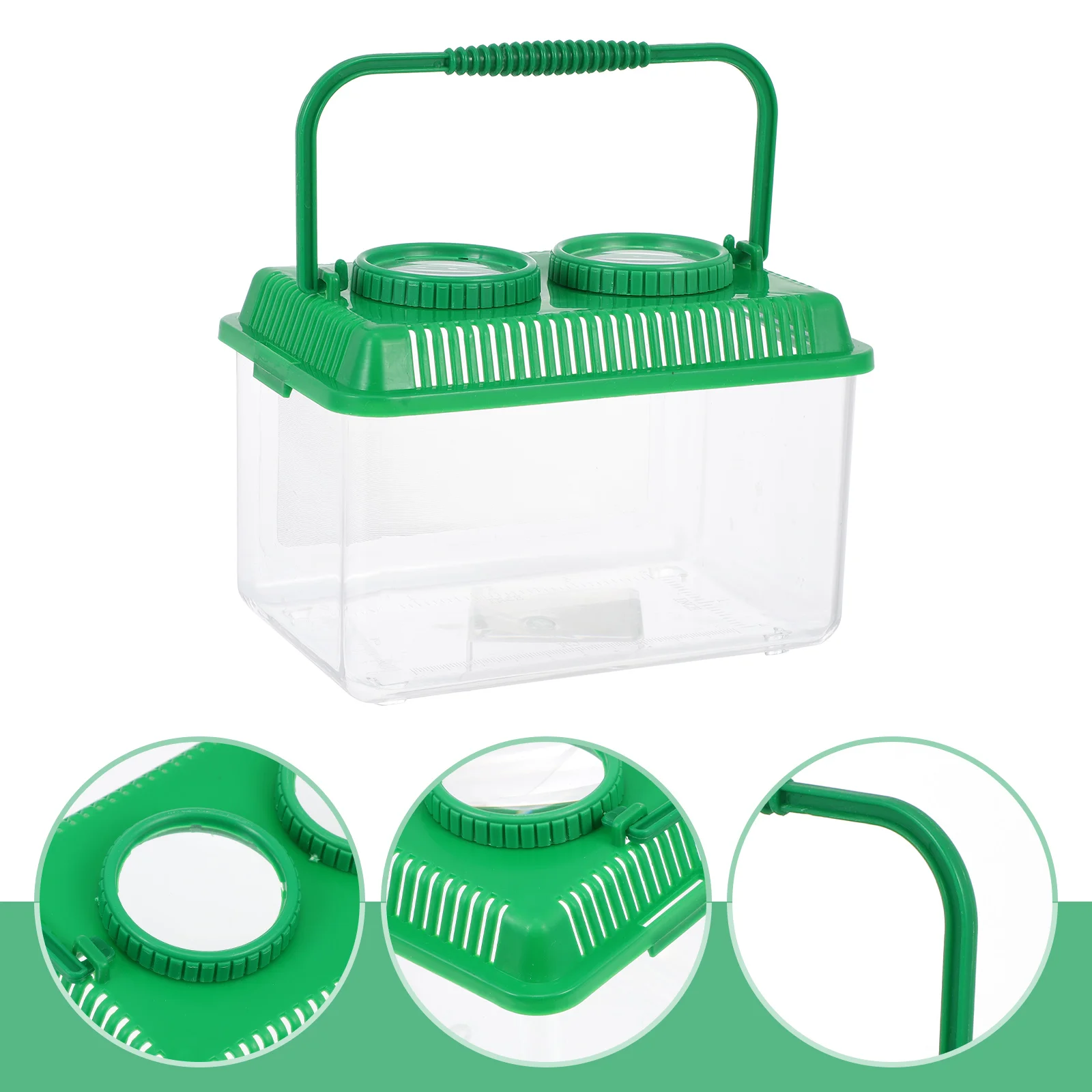 

Bug Box Kids Insect Cage Magnifier Catcher Jar Kit Viewer Observe Toy Outdoor Clear Case Catchinggoldfishterrarium Habitat