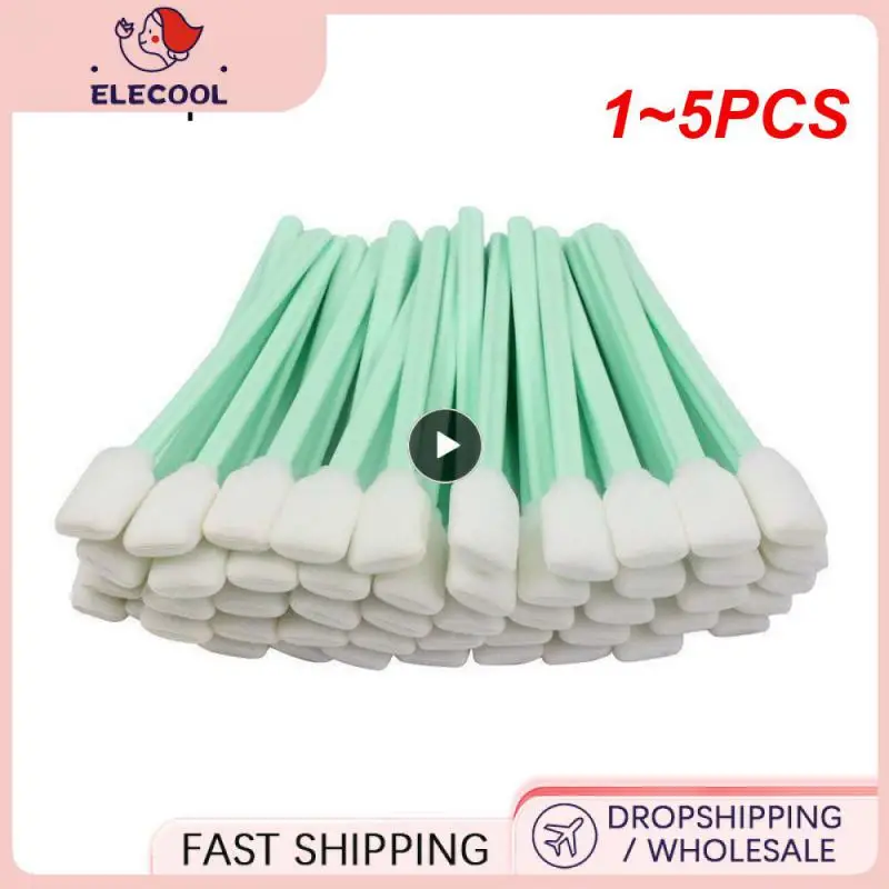 

1~5PCS Cleaning Tool eco Solvent Foam Tipped Cleaning Swab Cleaning sticks for Roland/Mimaki/Mutoh Large Format Printhead