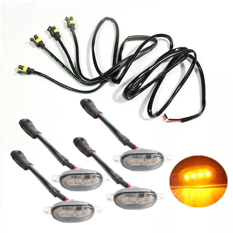 

4 светодиодный т., светодиодные передние лампы для решетки радиатора Suzuki Jimny JB64 JB74 2019 2020 2021