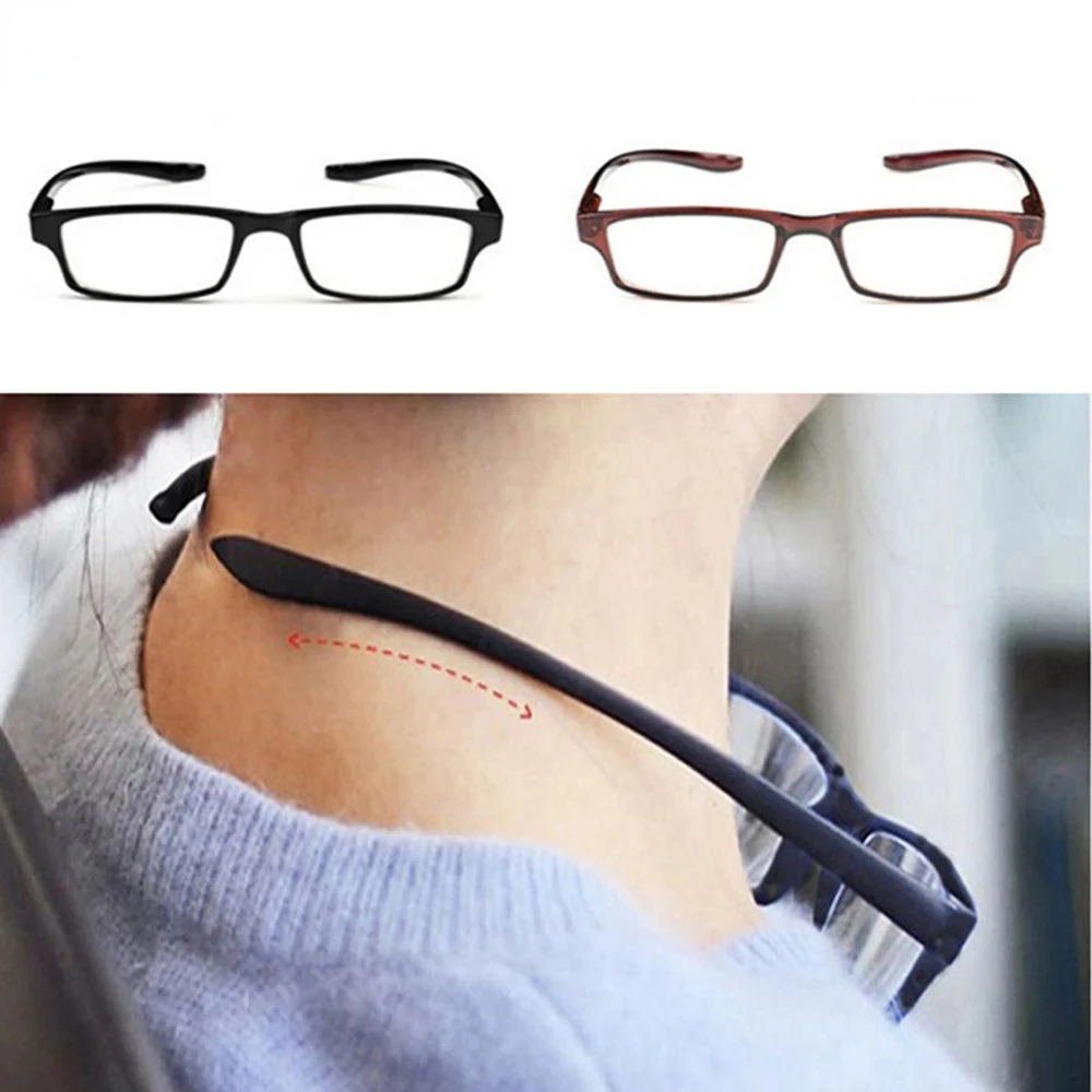 

Men Reading Glasses Neck Hanging Women Anti-fatigue Presbyopia Eyeglasses Ultralight Unbreakable Eyeglasses