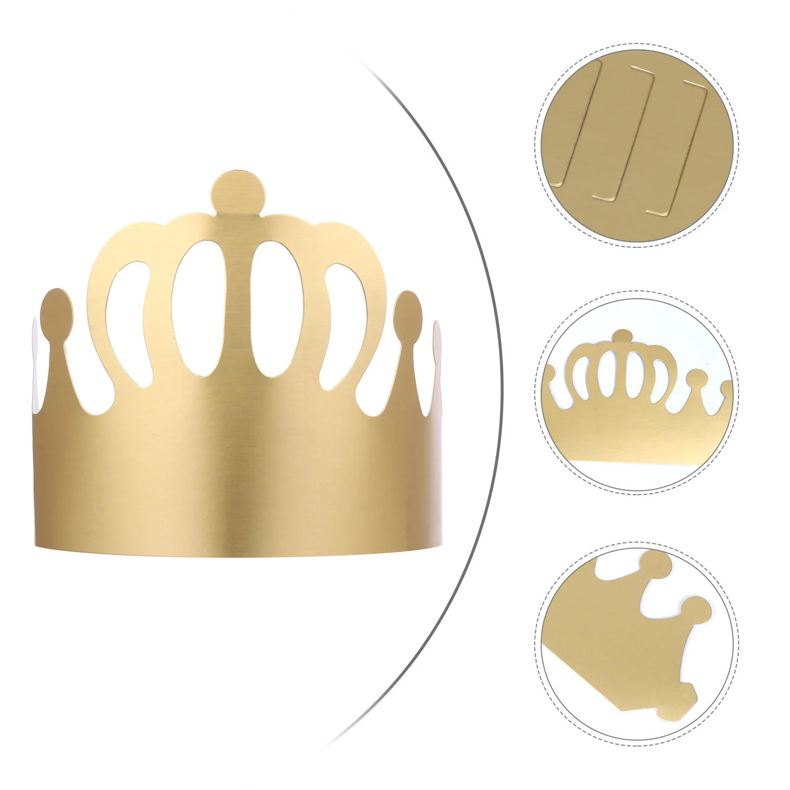 

30Pcs Kids Birthday Party Crowns Adult Birthday Party Hats Photo Shoot Props