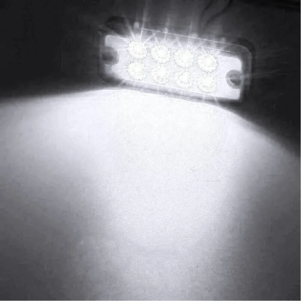 2 шт. универсальные лампы для автомобилей грузовиков прицепов лодок