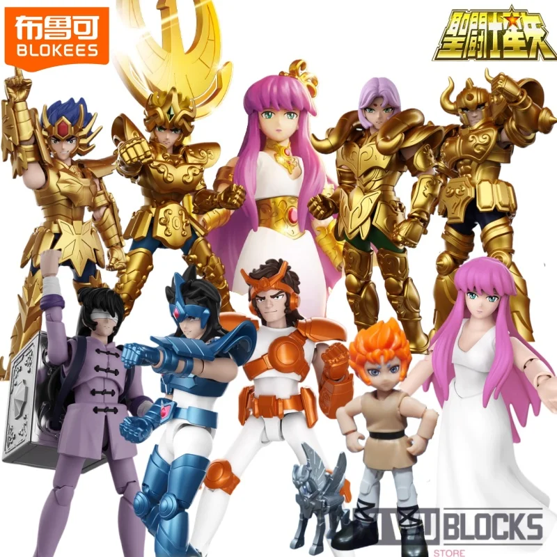 Фото BLOKEES Saint Seiya сборные строительные блоки Man Star Edition 3, мобильная модель, настольная игрушка, орнамент, подарок на день рождения №1
