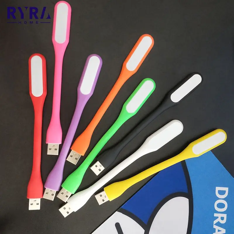 

Регулируемая светодиодная USB лампа для чтения 5 В, гибкий источник питания, USB Ночной светильник, 5-уровневый портативный мини-светильник для ...