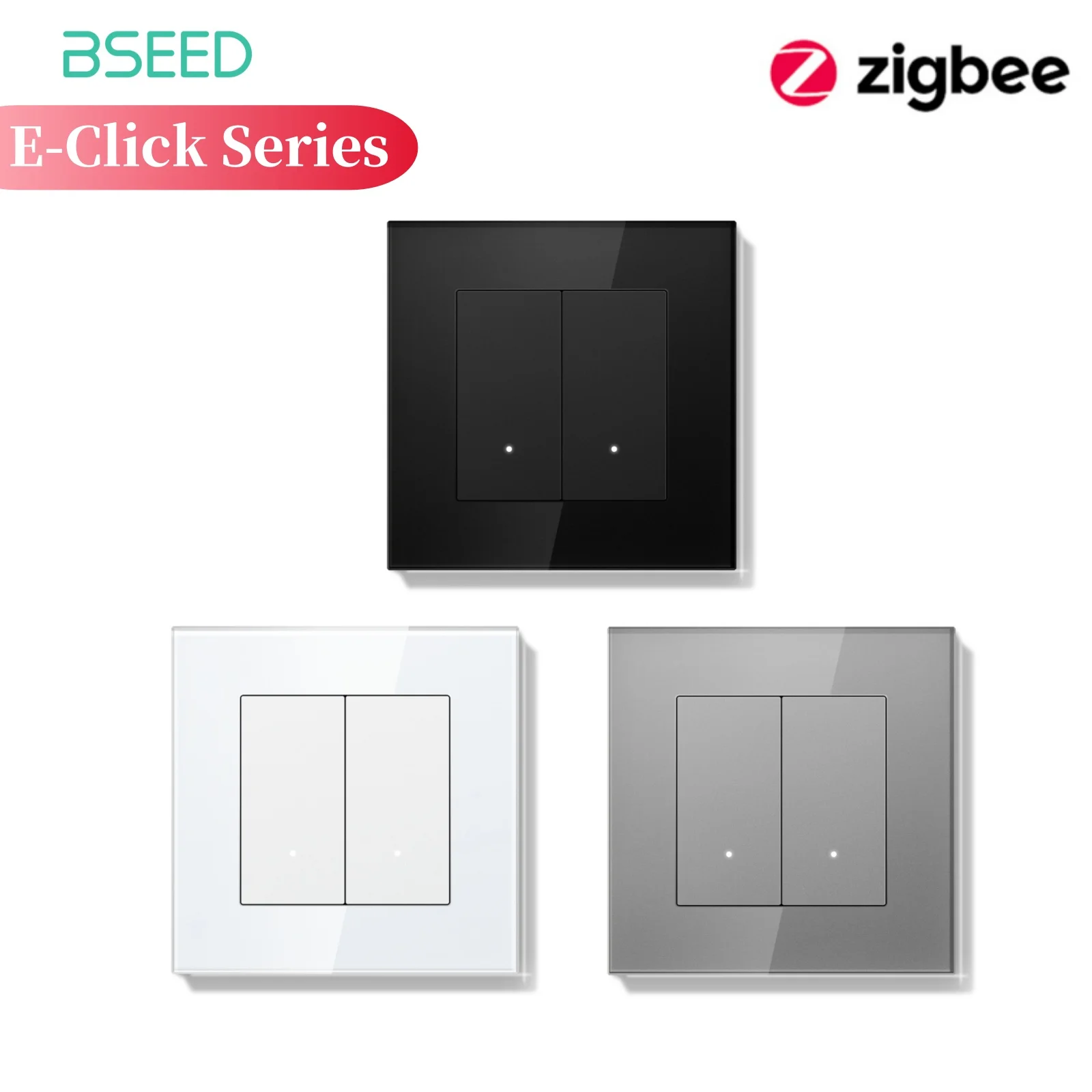 

Умный выключатель BSEED ZigBee желтый
