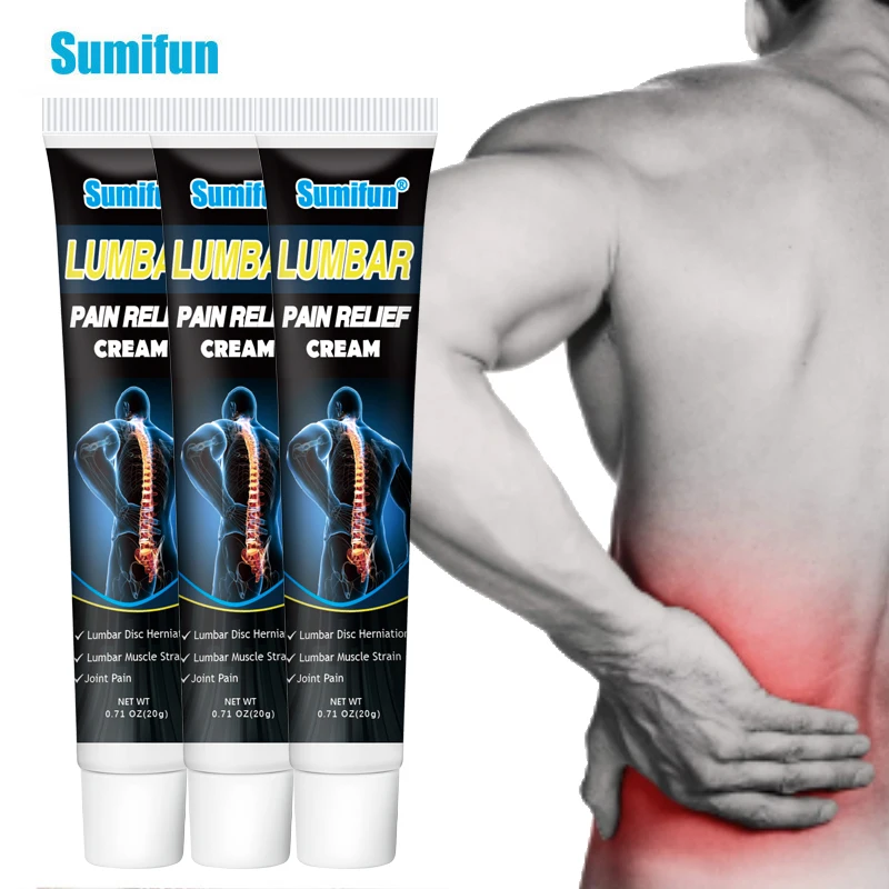 

3Pcs Sumifun Lumbar Analgesic Cream Arthritis Rheumatism Care Ointment Muscle Joint Spondylitis Pain Relief Health Care Plaster