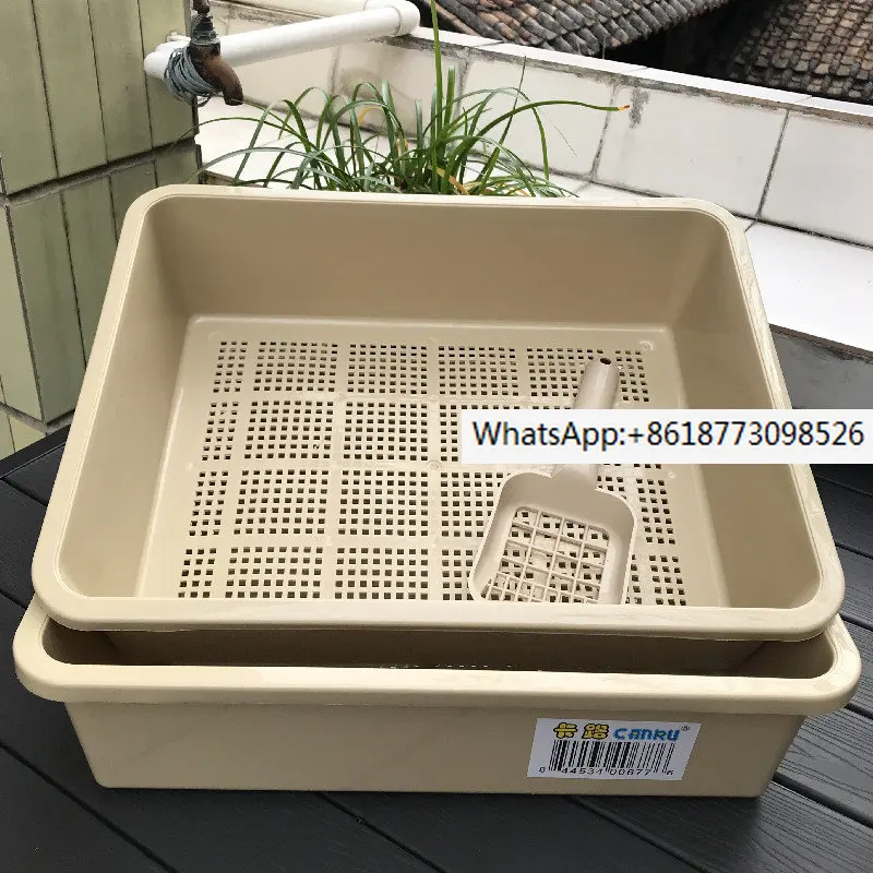 

Extra Large Open Wooden Sand Special Double Cat Toilet Pine Cat Basin Cat Bedpan Big Cat Fat Cat Cat Bag