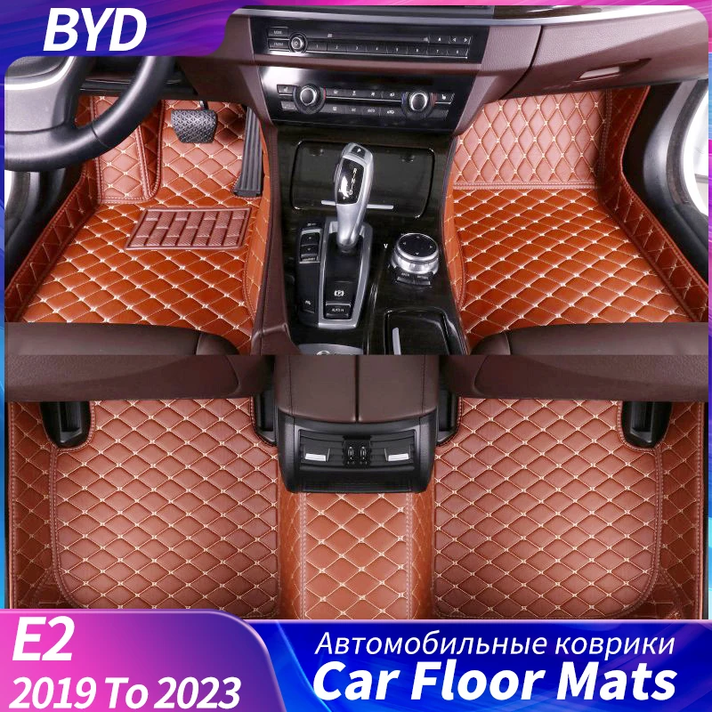 

Car Floor Mats For BYD E2 2019-2023 Auto Rug Carpet Accessories Waterproof And Dustproof Soil Automotive Interior Accessories