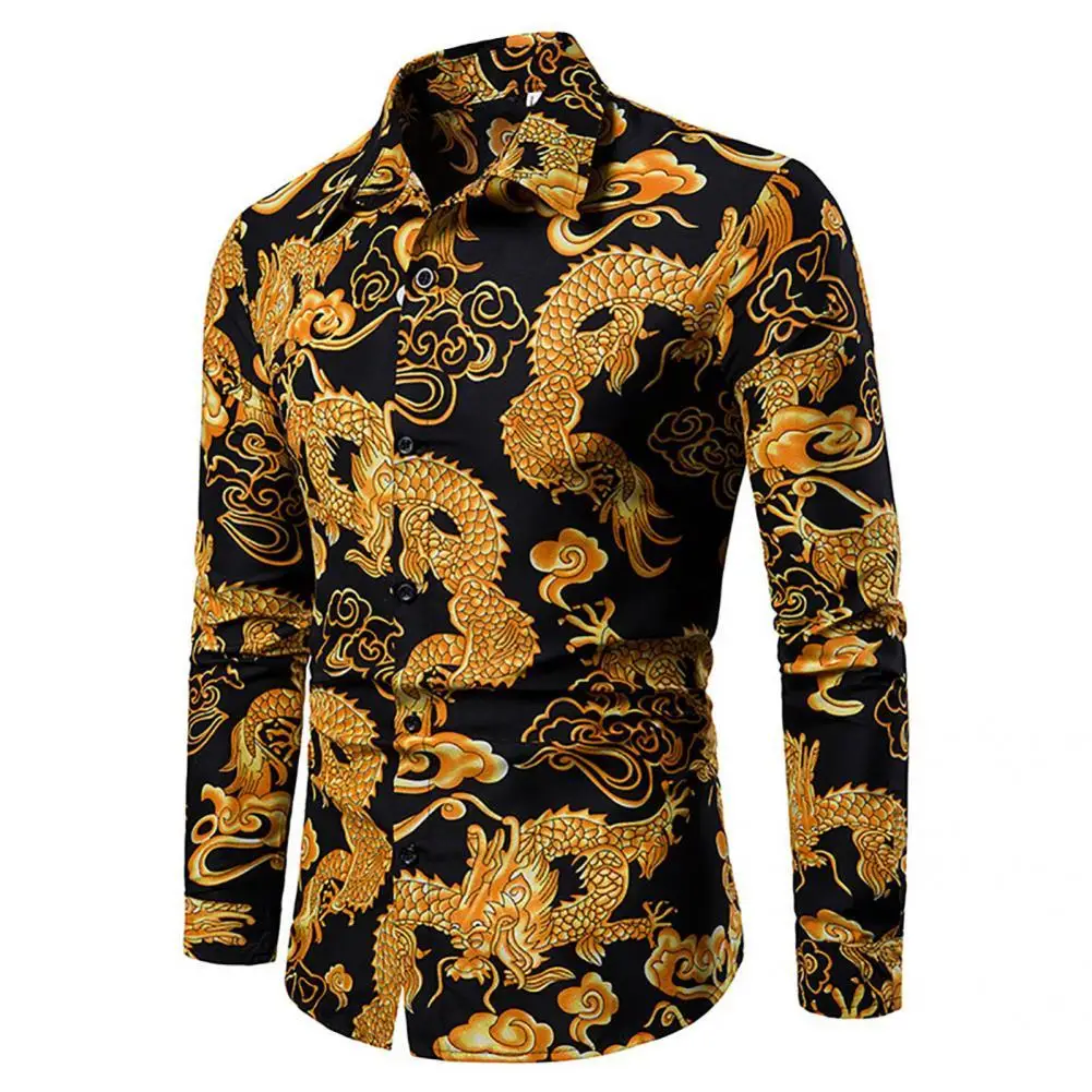 

Fantastic Spring Shirt Chinese Style Special Shirt Lapel Men T-Shirt