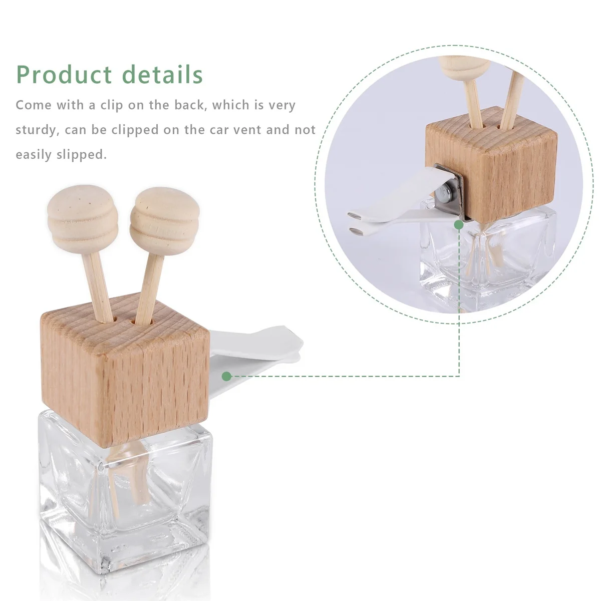 10 шт. автомобильные флаконы для духов с зажимом вентиляции