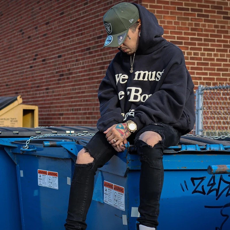 Большие модели CPFM KANYE стираемый старый женский и мужской стиль бархатный