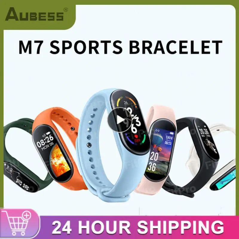 

Blood Pressure Smartwatch Fitness Tracker Smart Bracelet Hd Large Screen M7 Smart Watch Ip67 Waterproof For Phones