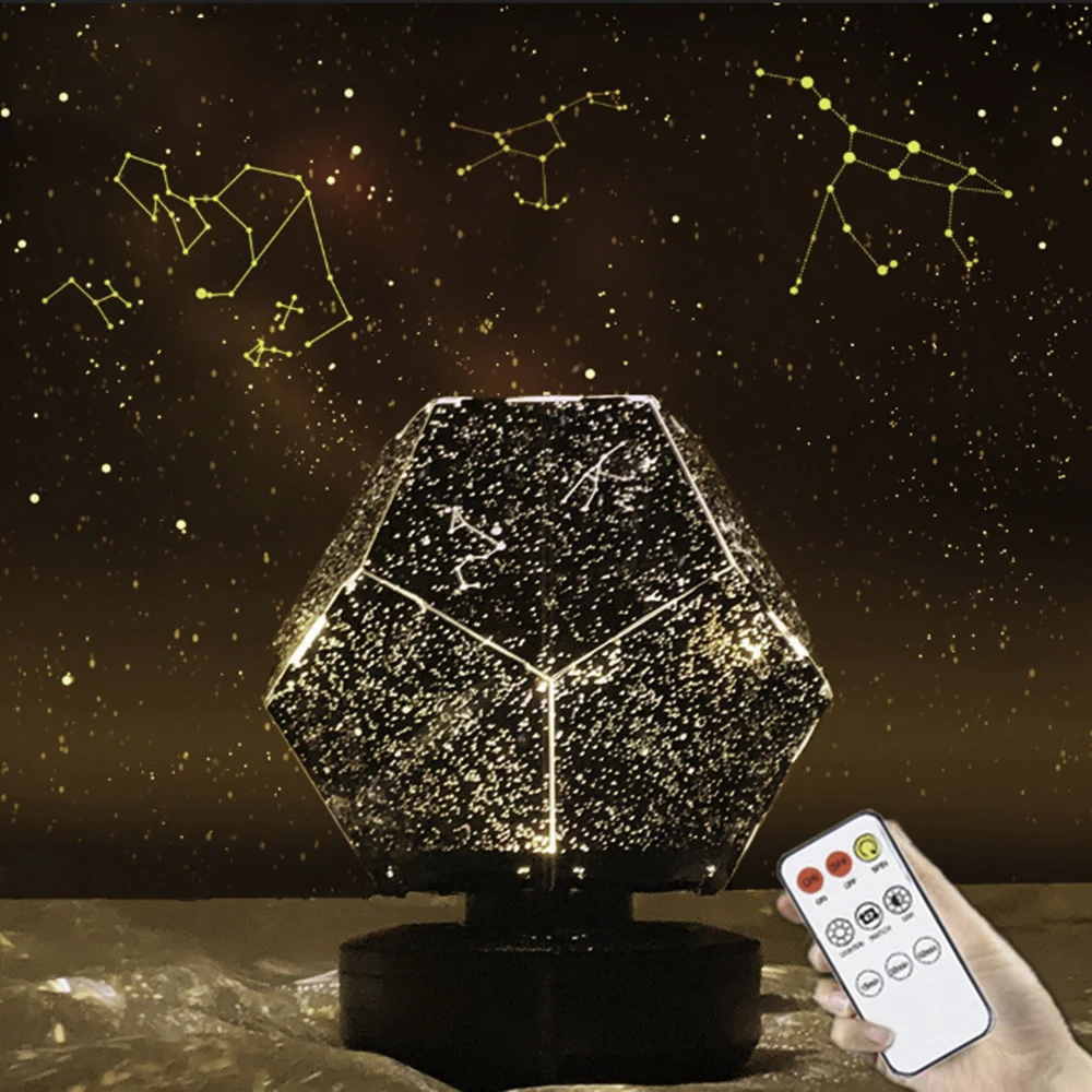 Children Night Light Starry Sky Galaxy Projector Nightlights Star Light Rechargeable Lamp for Decoration Bedroom Christmas Gift