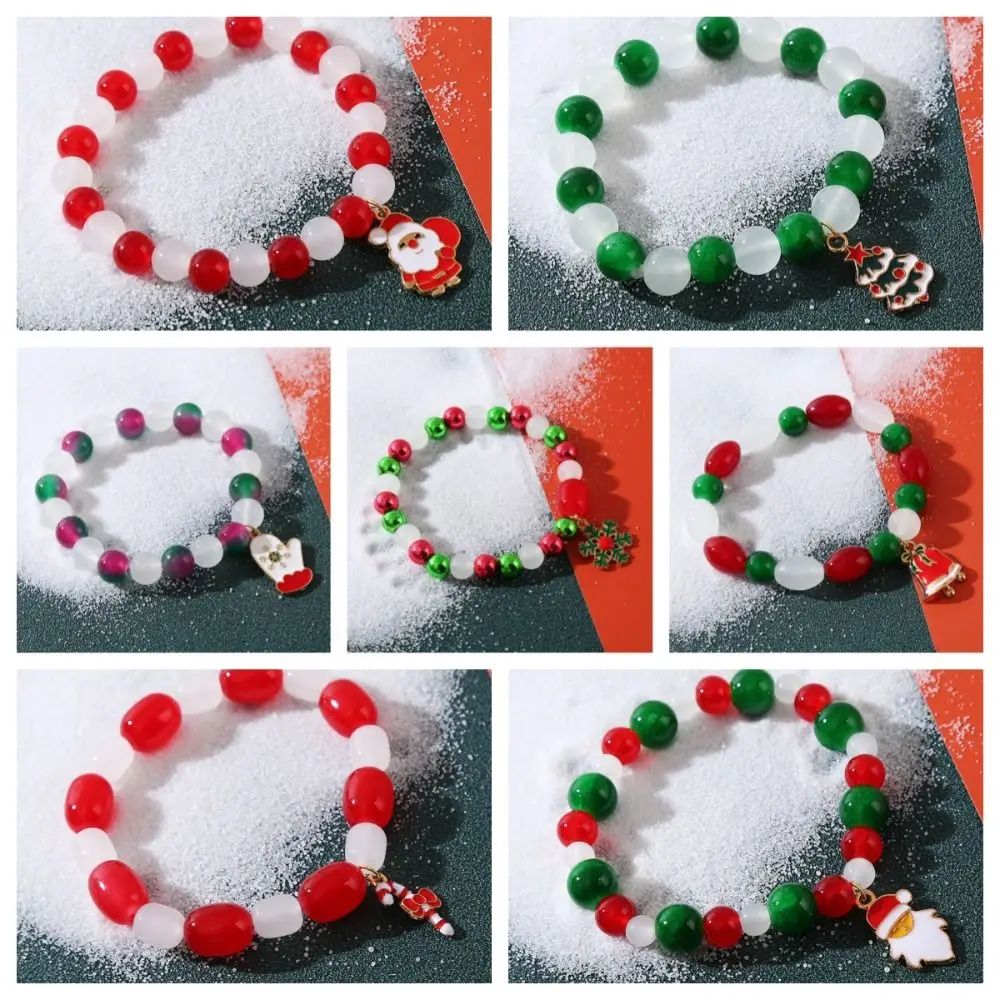 Kriss Kringle Candy Cane Рождественский браслет Дед Мороз Рождественская елка Веселый