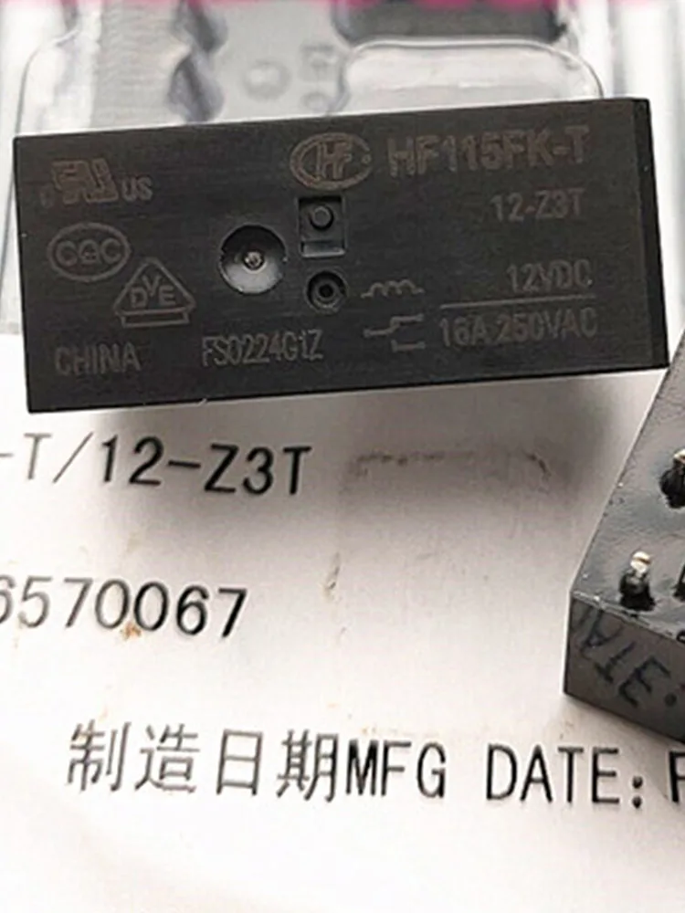 5 шт. HF115FK-T 12-Z3T 16A 12V реле