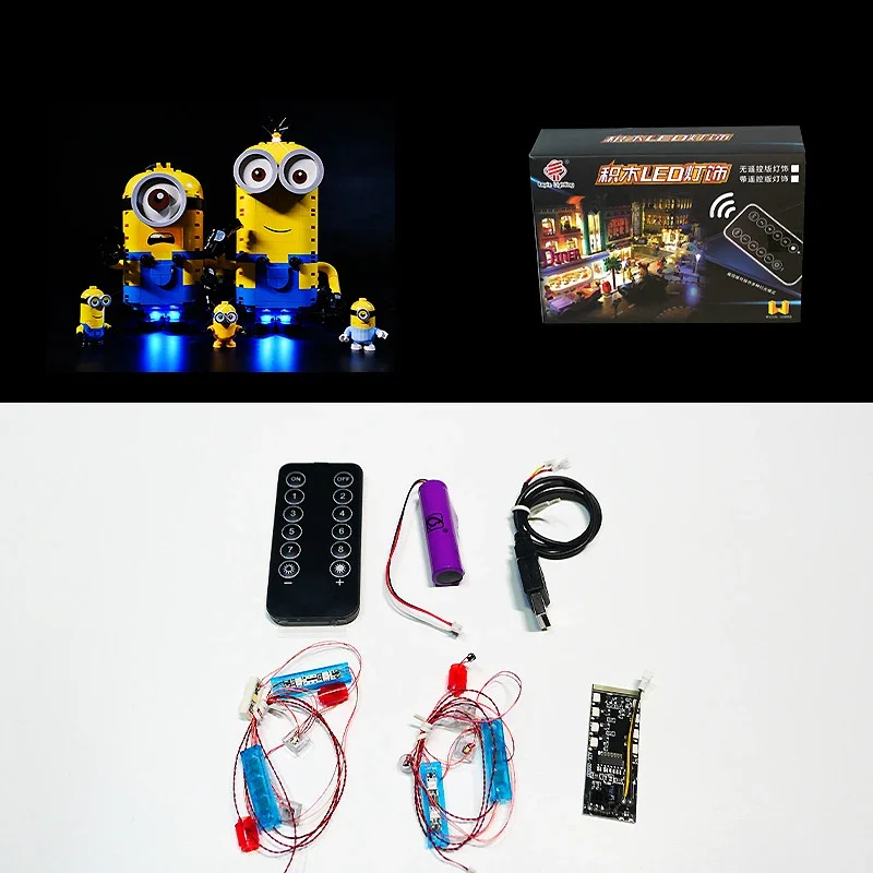 DIY радиоуправляемая лампочка для LEGO 75551 (только фотосессия без модели блоков)