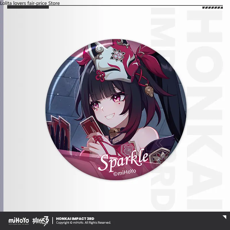 Фото 2026 Honkai Impact 3rd CG Series Can Badge Blind Box Vol.8 Броня Спаркл Тереза Зеле Вита Сонгкве Брошь-значок Официальный продукт MiHoYo №3