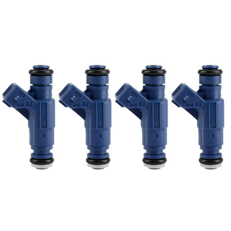 

4Pcs Fuel Injector Turbocharged For-Audi A4 2001-2006 For-VW Passat 1.8L 2000-2005 0280156065 06B133551M