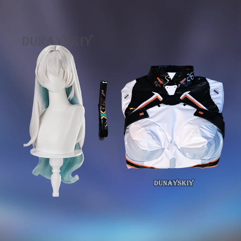 Платье для косплея по светлячкам из игры Honkai со звездами и рейками костюм белая