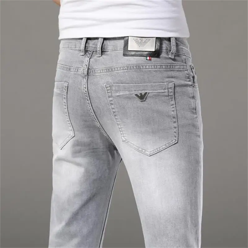 

MEW High Quality Advanced Work Young People Men's Fashion Jeans Summer Trousers Pants Size 28-38