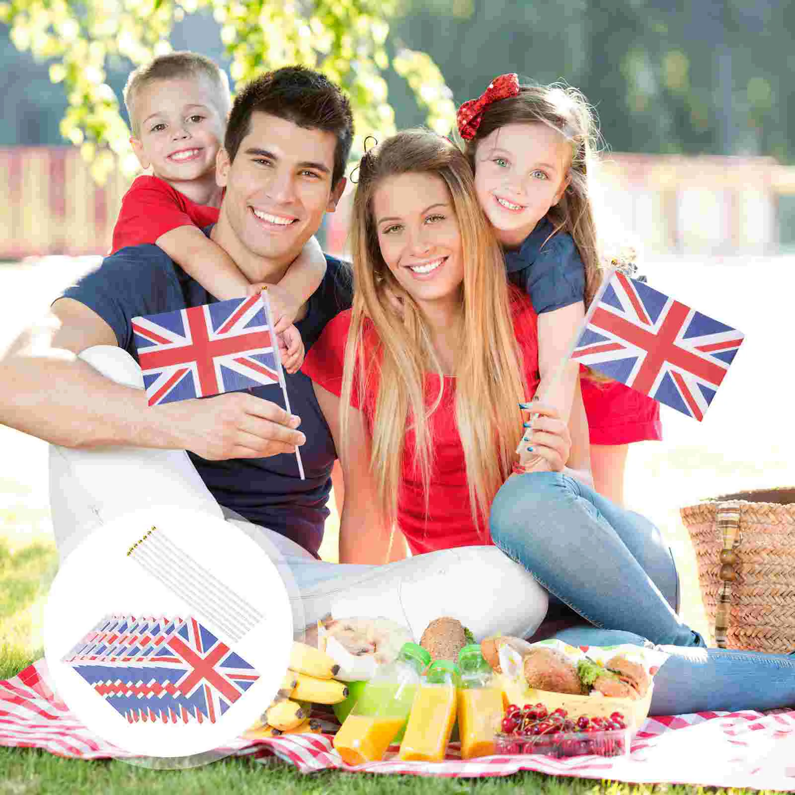 

Flag Union Jack Flags British Uk Hand Mini Waving Britain Stick Party Kingdom United Decorations Handheld Held Great England