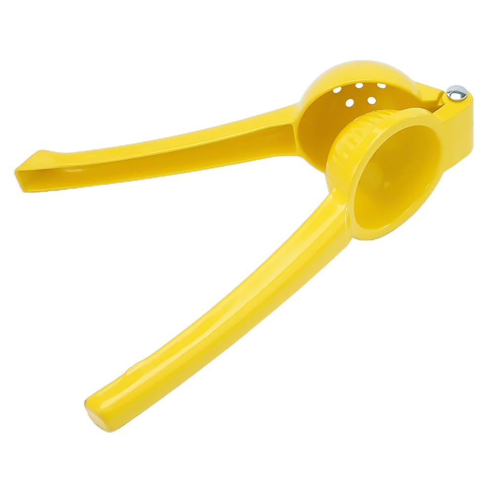 

Brand New Lemon Squeezer Juicer Yellow 2 In 1 20*6*4cm Aluminium Alloy Juice Lime Juice Maker Kitchen Presser Citrus