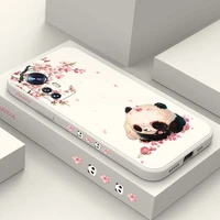 panda bouncing phone case for xiaomi mi 12 11 ultra lite 10 10s 9 11t 10t 9t pro lite poco m4 x4 f3 x3 m3 pro 5g cover