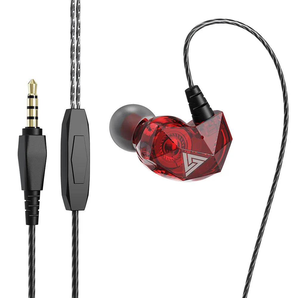 Проводные наушники HiFi стерео бас музыкант монитор геймерская гарнитура для бега
