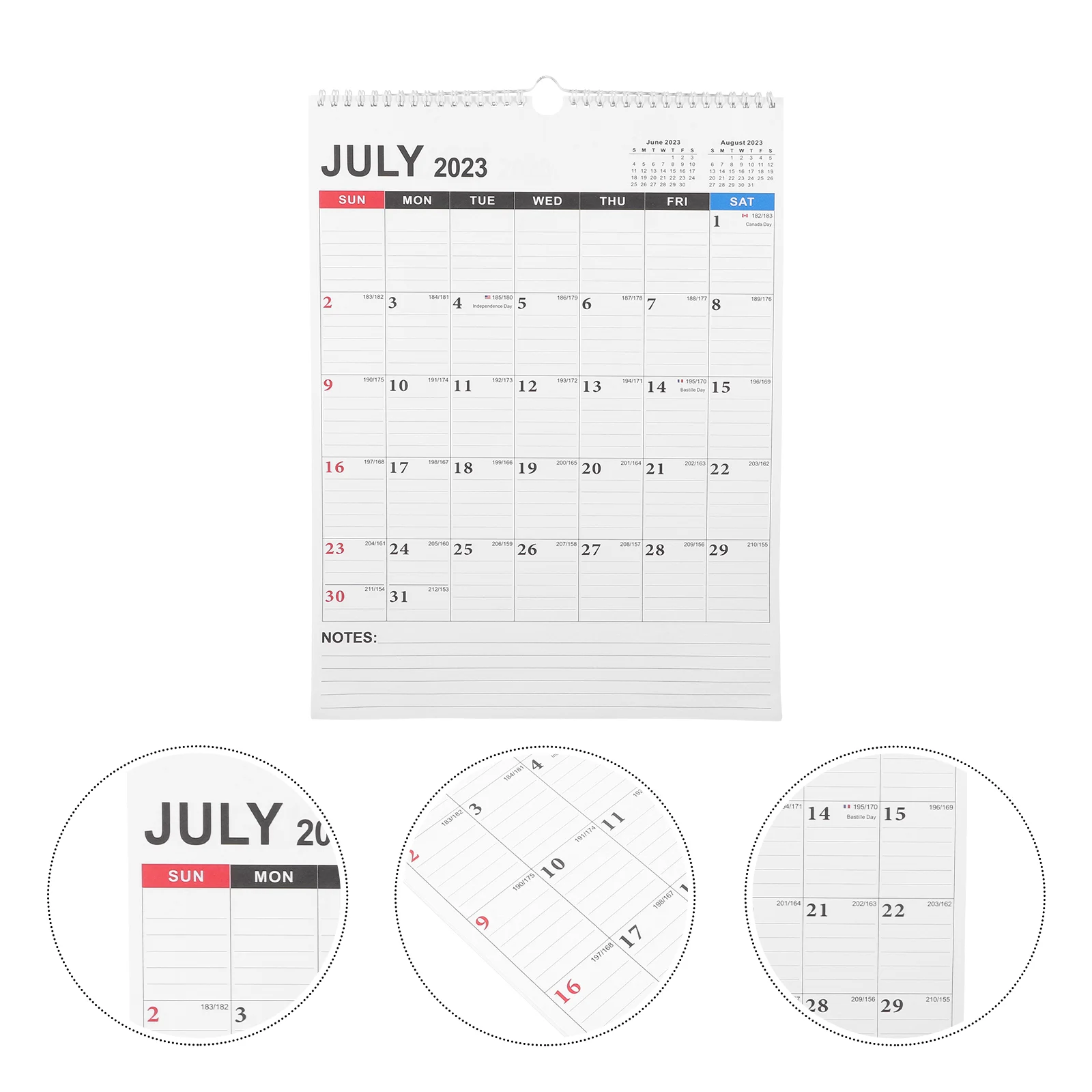 

English Calendar Appointment Hanging Wall Calendars Countdown Daily Use 2023 2024wall Room