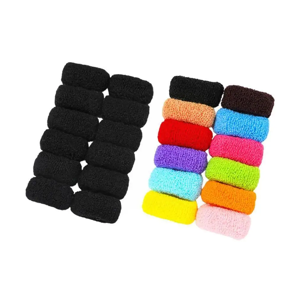 

Elastic Extra Soft Towel Scrunchies Stretchy Hair Ties Wide Thick Ponytail Holder Seamless Hair Loop Hair Band For Women Gi G1O2