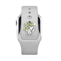 Decorative Nails For Apple Watch band Charms Silicone Strap Rivet for Samsung Galaxy Watch Accessories St Patricks Day gift