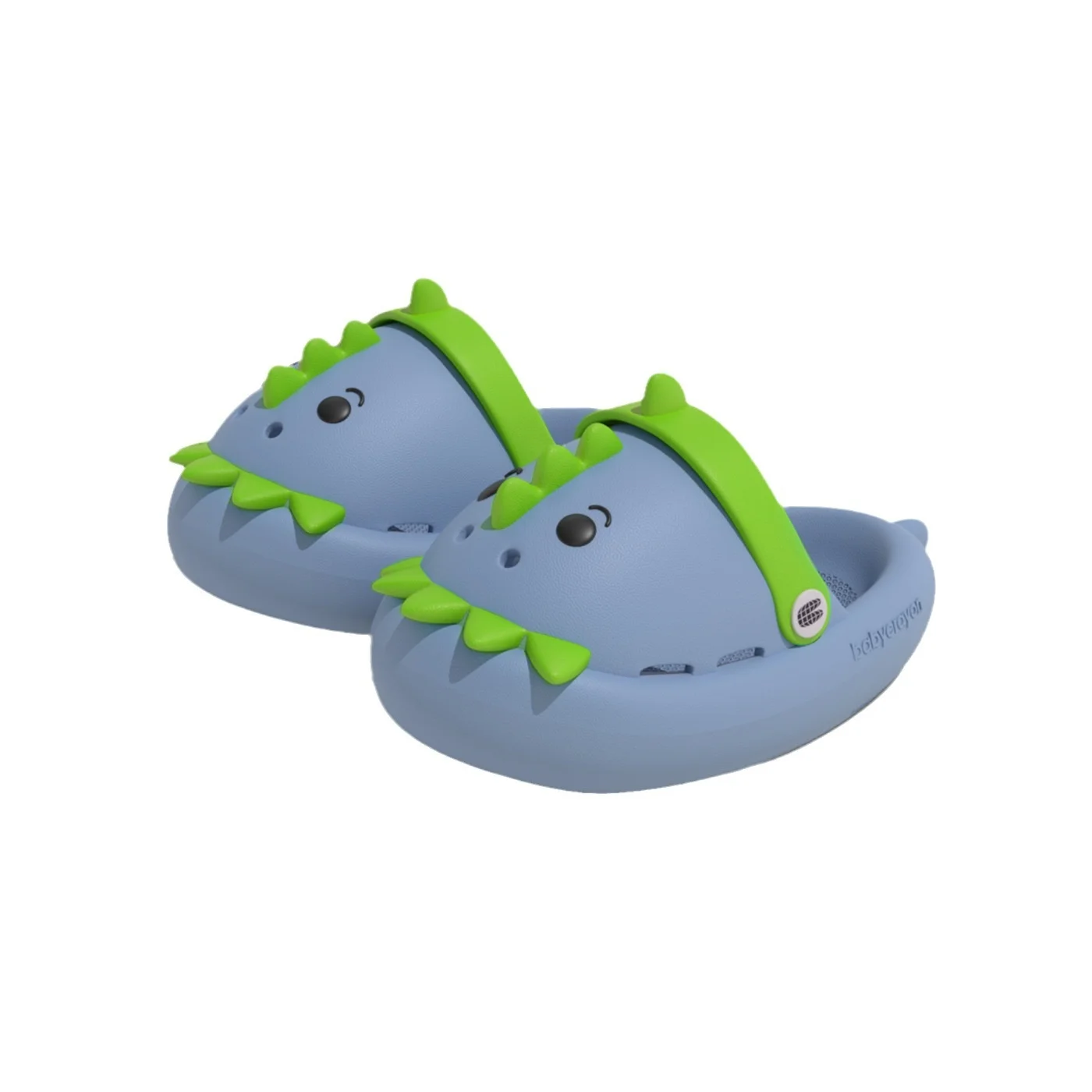 Сандалии Детские с дырками в виде динозавров Нескользящие мягкая подошва