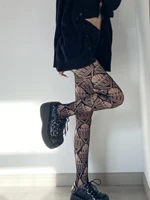 spring and summer hot girl sexy geometric hollow umbrella shaped pattern personality fishnet pantyhose stockings