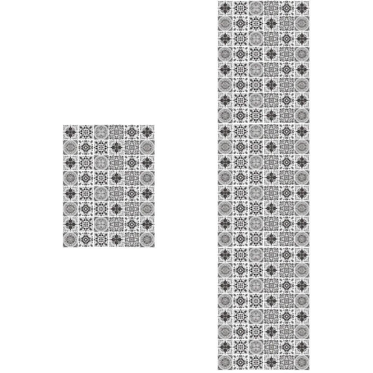 

192 pcs Peel and Stick Tiles Self-adhesive Kitchen Tile Stickers Bathroom Floor Wall Decorative Stickers