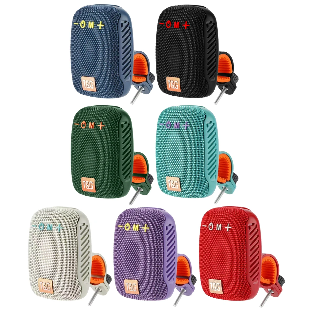 Bicycle Wireless Stereo Speaker Portable Outdoor Boombox Type-C USB Rechargeable Bluetooth-compatible for Scooter Motorcycle