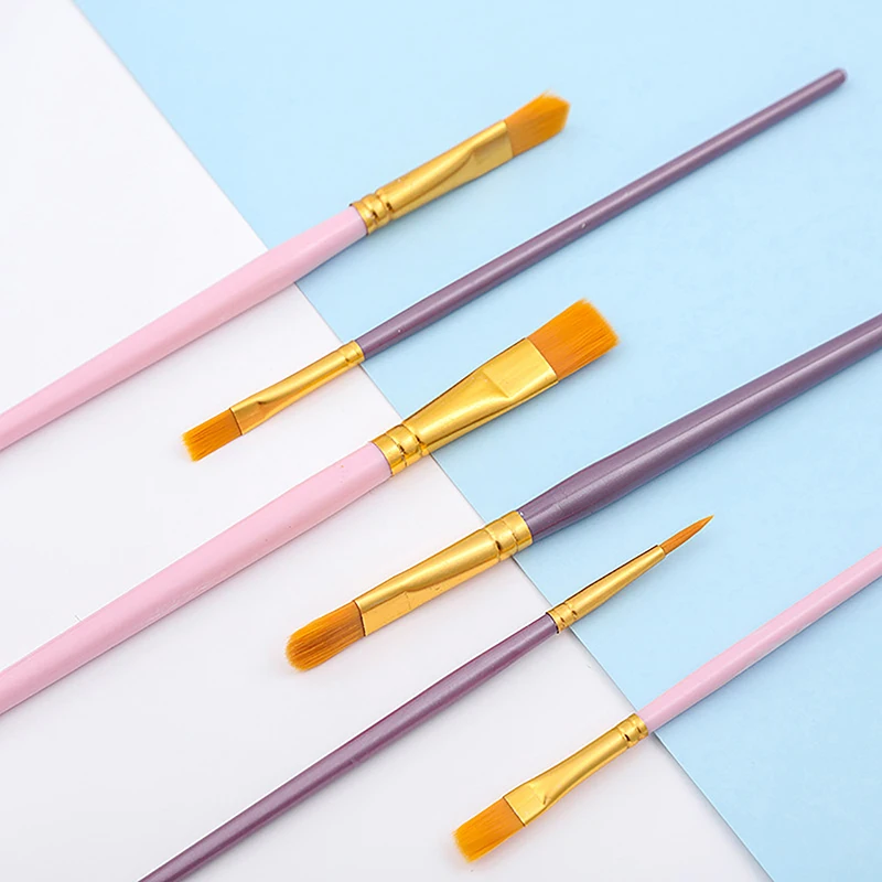 10 пластиковых длинных шест детский художественный набор кистей для граффити