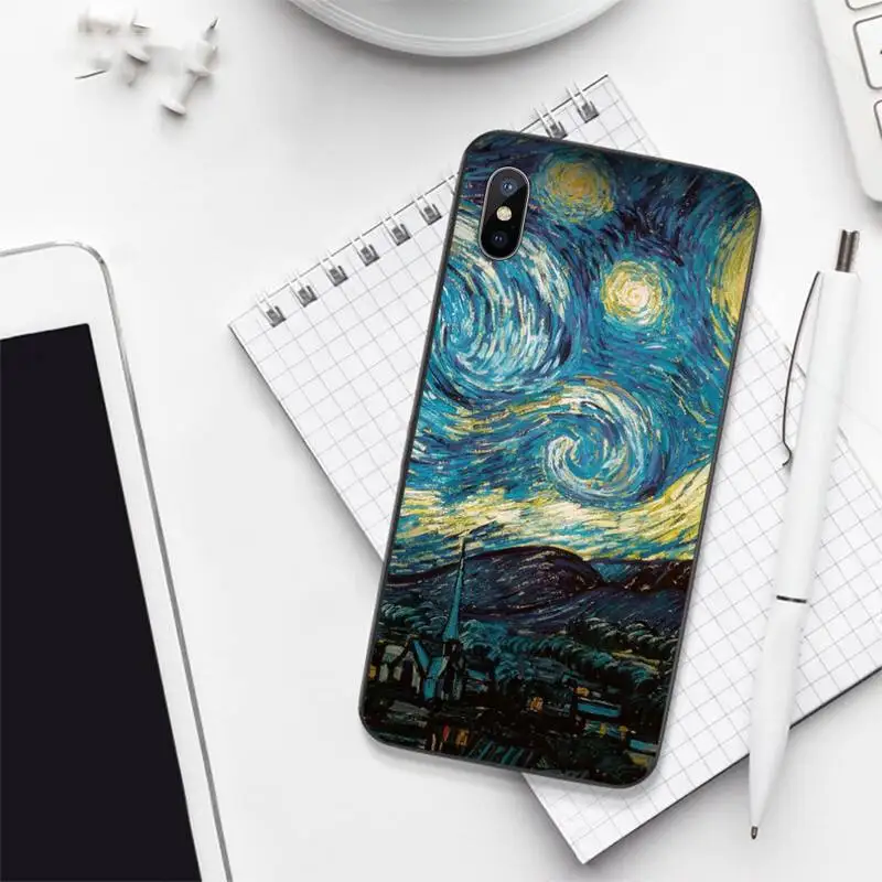 capinha para celular van gogh phone case for iphone 11 12 13 pro xs max 8 7 6 6s plus x 5s se 2020 xr mini free global shipping