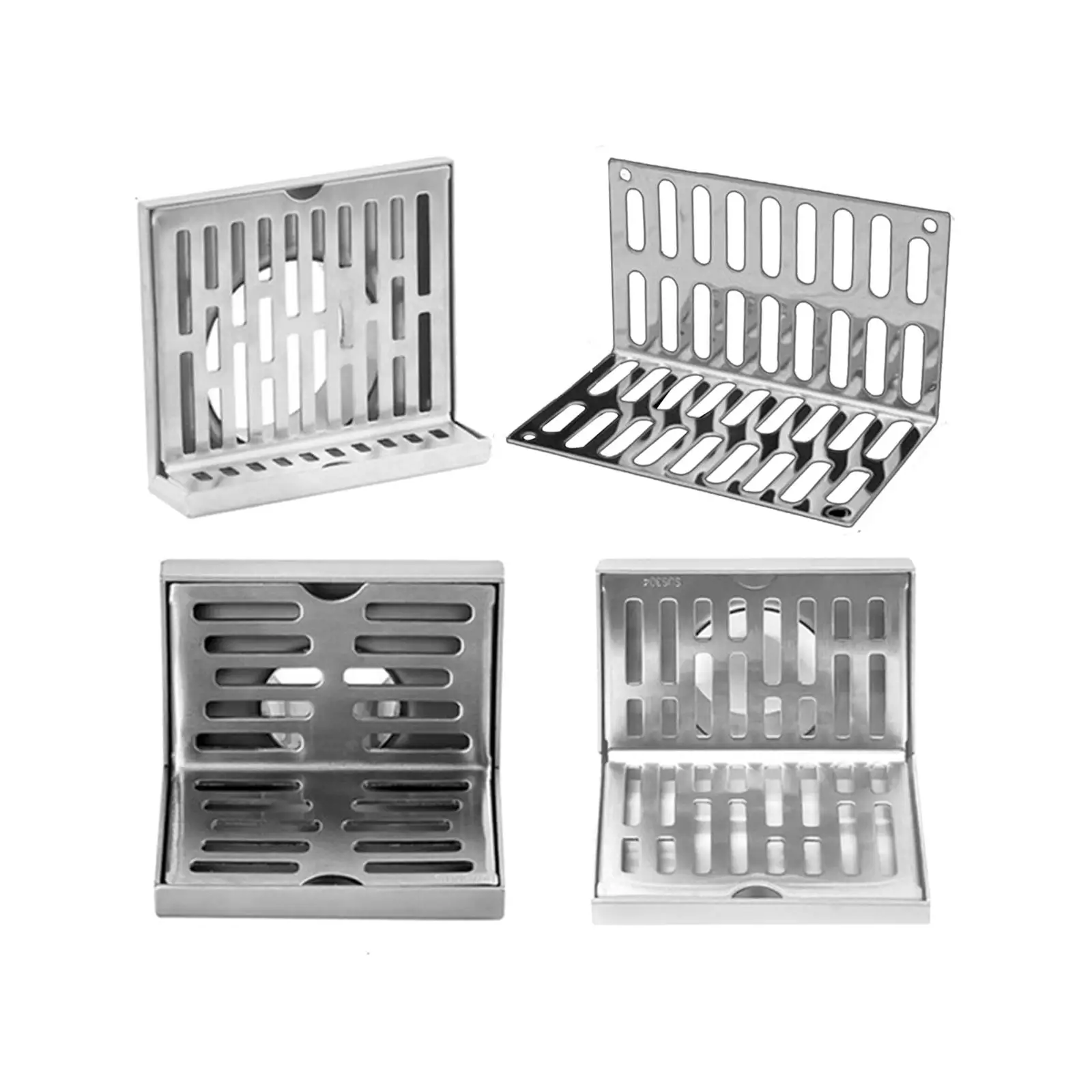 Уплотнительная сливная сетка L-образной формы вставная фильтрующая для душа