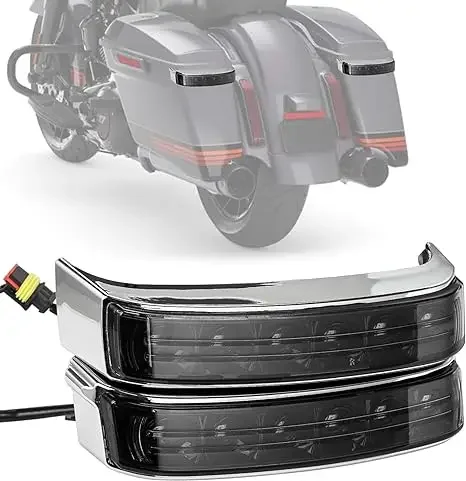 

Корпус седельной сумки для мотоцикла, задний стоп-сигнал, поворотный фонарь, светодиодный Len для Harley Touring Street Road Glide CVO Electra Ultra 2014-2022