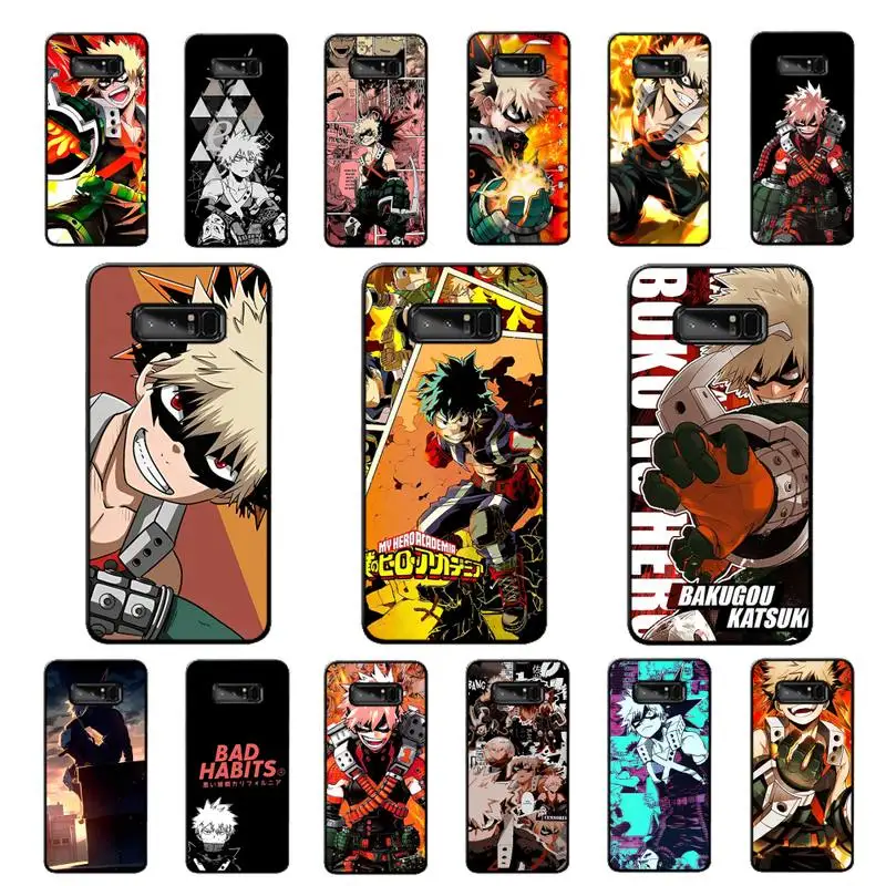 

Katsuki Bakugo Boku My Hero Academia Phone Case for Samsung Note 5 7 8 9 10 20 pro plus lite ultra A21 12 02