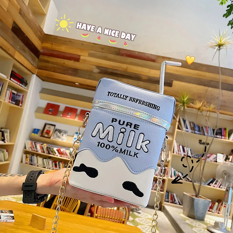 

Креативная коробка для молока, женские сумки через плечо, дизайнерские милые женские сумки-мессенджеры с фруктовым принтом, женские маленькие кошельки в стиле Харадзюку