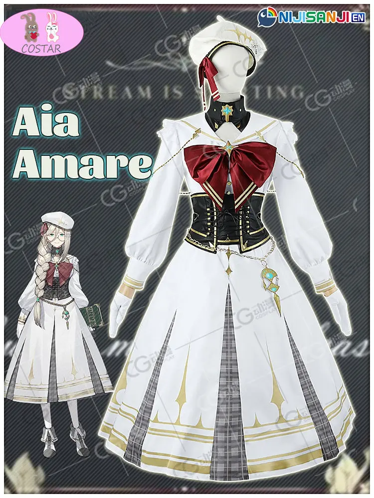 

Женский костюм для косплея COSTAR NIJISANJI Vtuber EN ILUNA Aia Amare