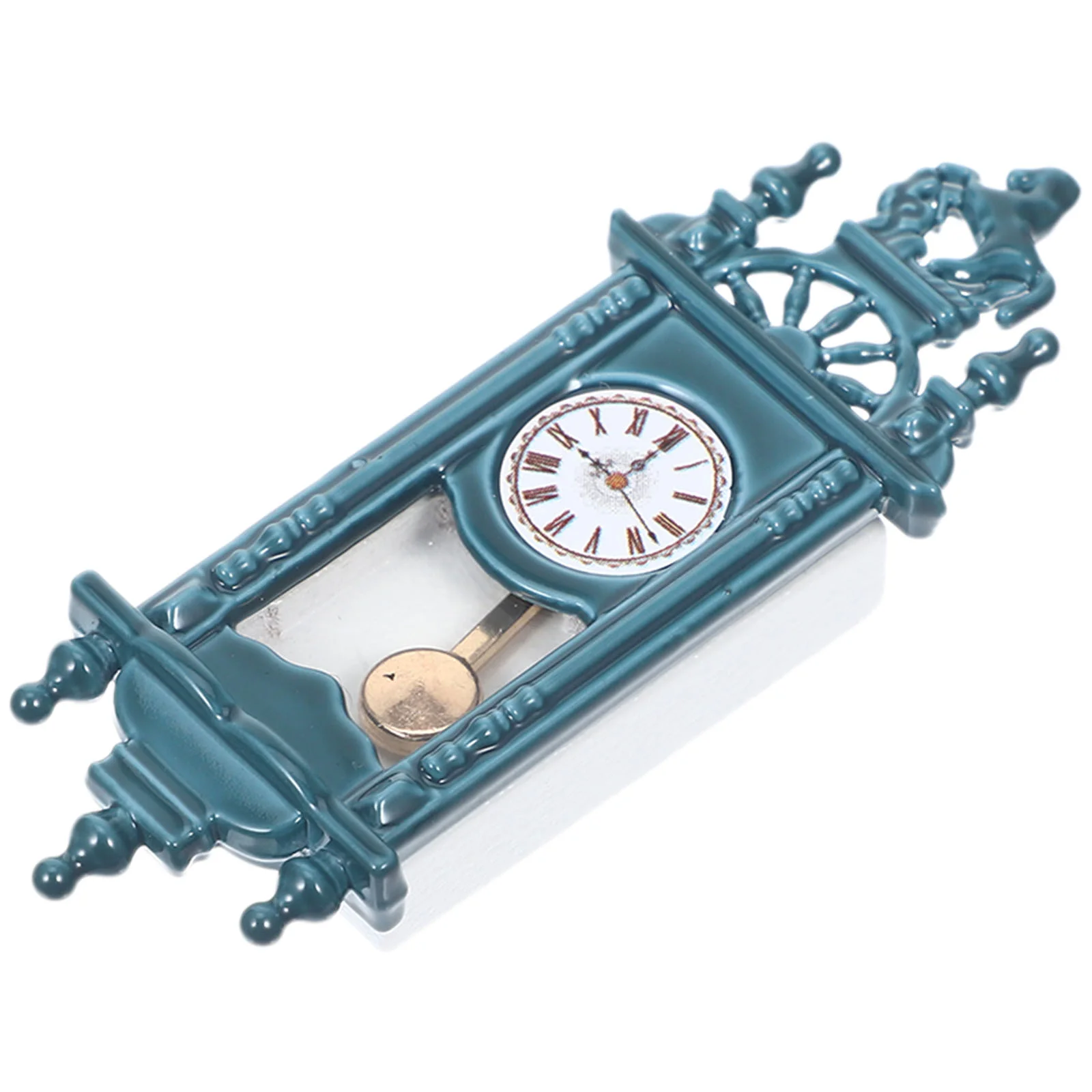 Кукольный домик часы подвеска маленький маятниковый мебель миниатюрный