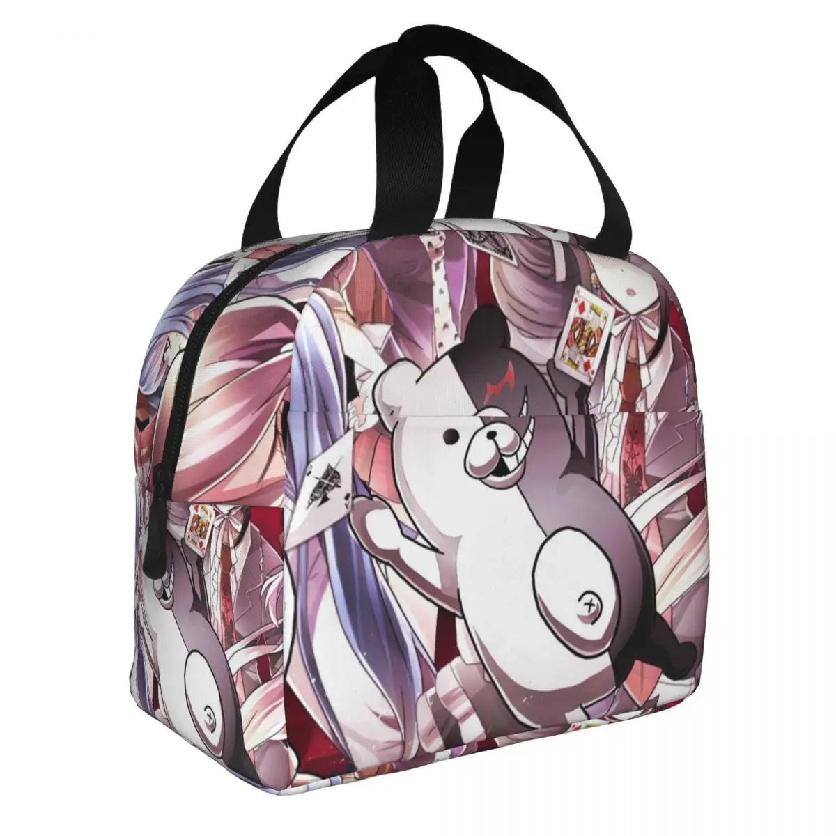 

Anime - Danganronpa Lunch Bento Bags Portable Aluminum Foil thickened Thermal Cloth Lunch Bag for Women Men Boy
