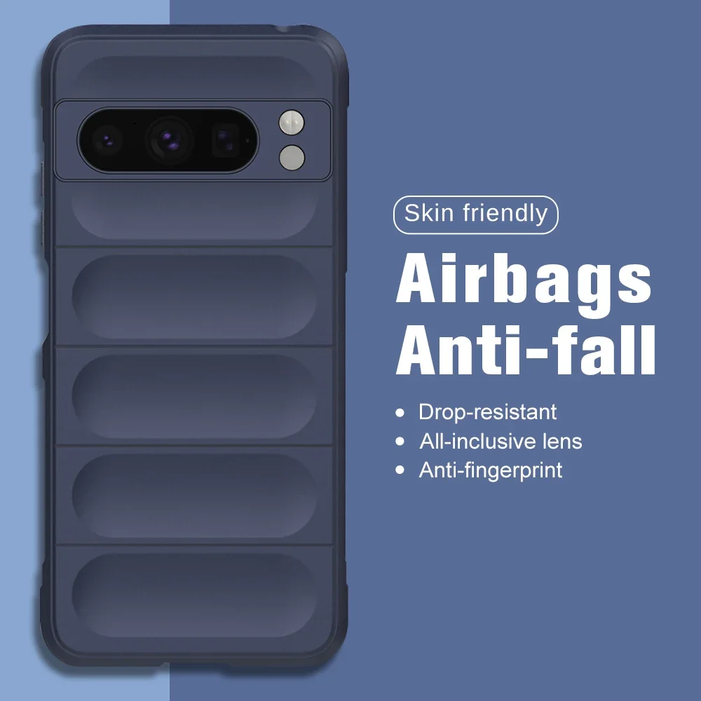 Защитный силиконовый чехол для Google Pixel 8 Pro Мягкий защитный из ТПУ камеры Gogle Googe