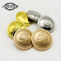 golden metal snap button little bee design sewing accessories buttons for clothes 20mm handmade sewing supplies buttons for coat